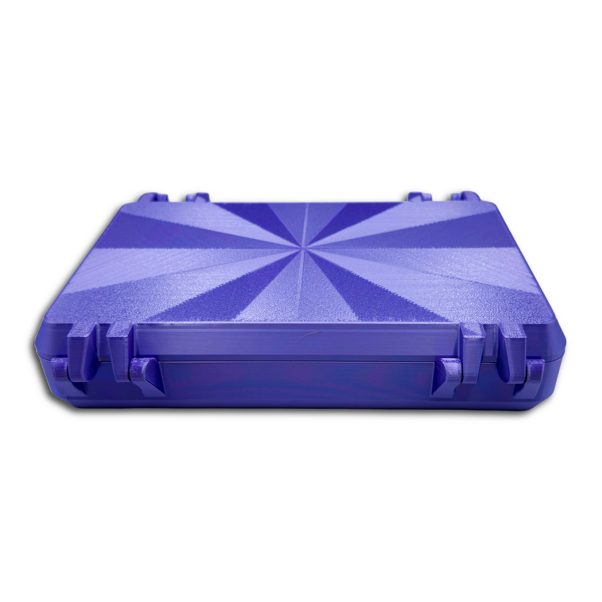 Closed two-pen storage case shown from top view. Compact design for organizing GLP-1, insulin, or peptide pens for home or travel use.